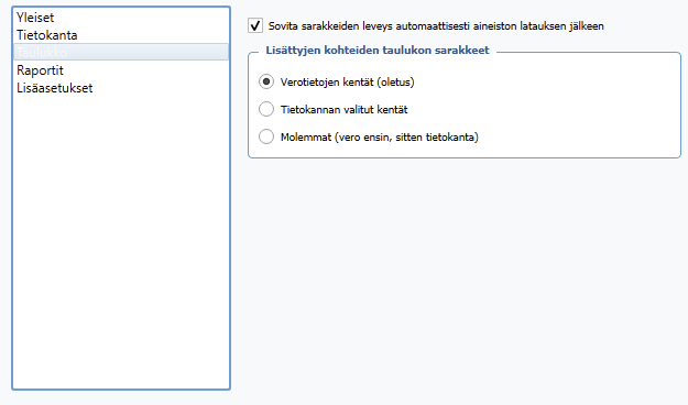 kuva käyttöliittymästä